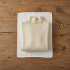 Cotton Turtleneck in Earth Tones