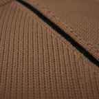 Cashmere  Sweater Mocha with Black Accents