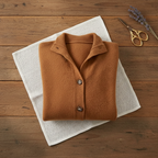 Cashmere Button Vest with Collar