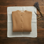 Cashmere Cardigan with Gold Buttons