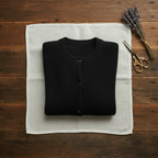 Cashmere Cardigan with Gold Buttons