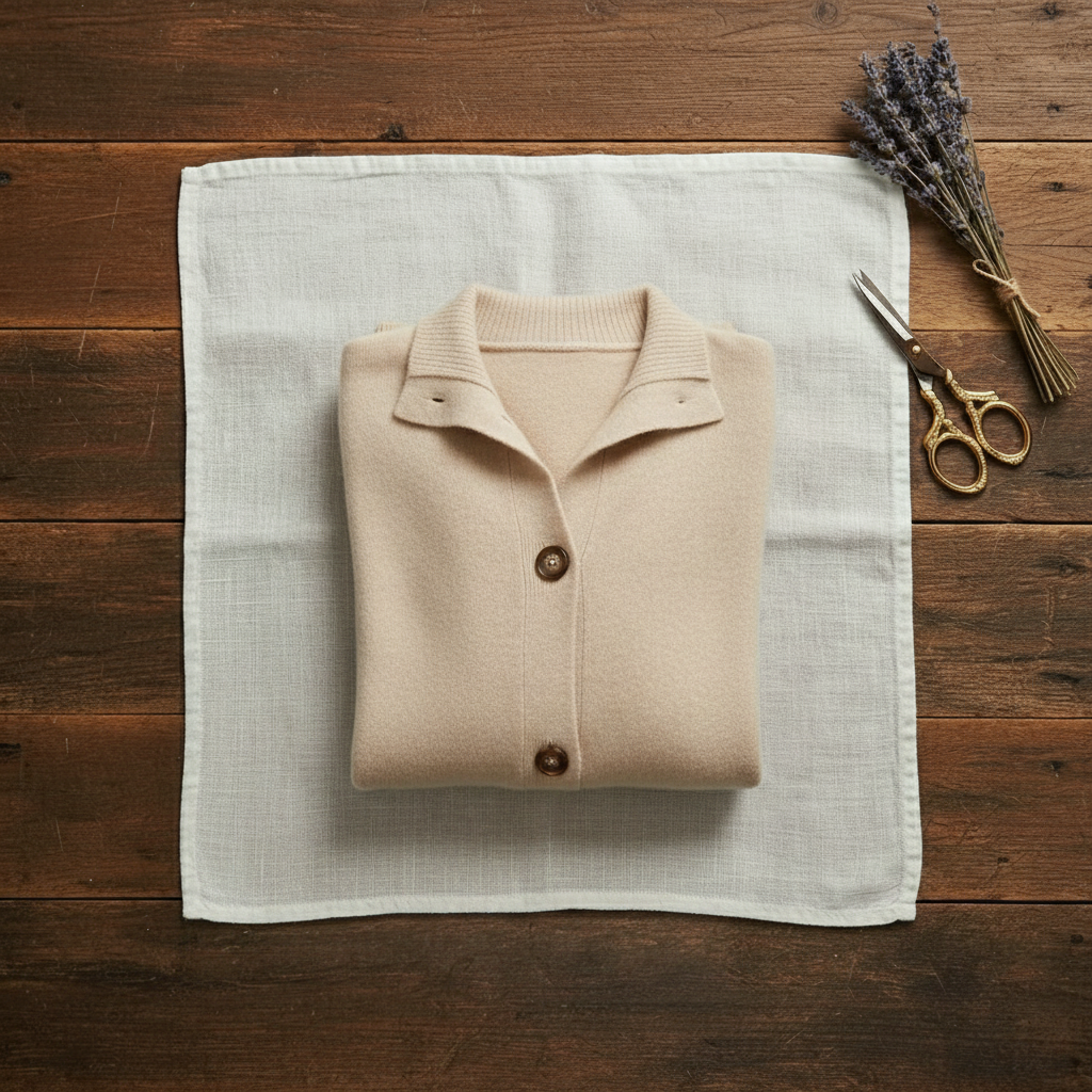 Cashmere Collared Cardigan Sweater