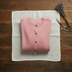 Cashmere Crew Neck Button Cardigan