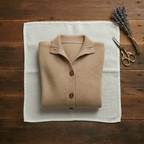 Cashmere Collared Cardigan Sweater