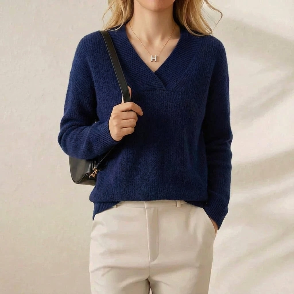 Cashmere V-Neck Sweater