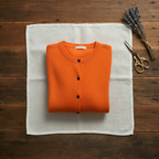 Cashmere Crew Neck Button Cardigan