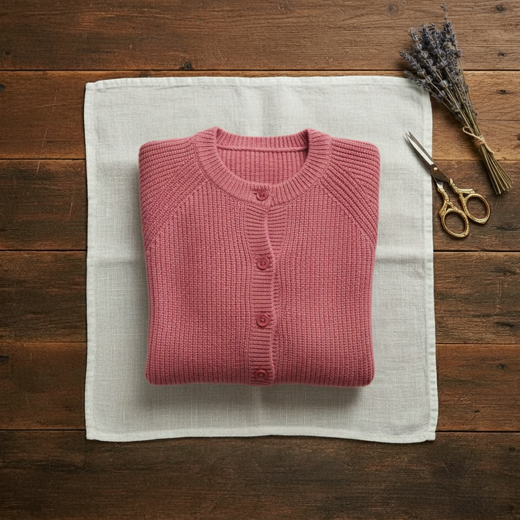 Cashmere Collared Cardigan Sweater