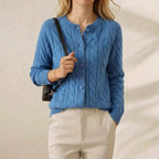 Cashmere Cable Knit Cardigan