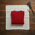 Cashmere Cable Knit Cardigan