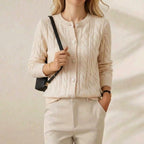 Cashmere Cable Knit Cardigan
