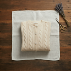 Cashmere Cable Knit Cardigan